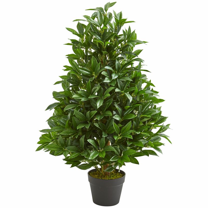 Photo 1 of 3 Bay Leaf Artificial Topiary Tree UV Resistant (Indoor/Outdoor)
