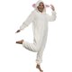 Photo 1 of FUNZIEZ! Sherpa Lamb One piece Pajamas - Adult Farm Animal Costume - Sheep (Lamb, Medium)
