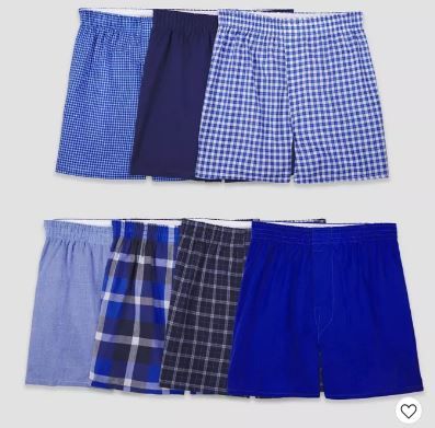 Photo 1 of Fruit of the Loom® Boys' 7pk Plaid Boxers- Colors Vary
