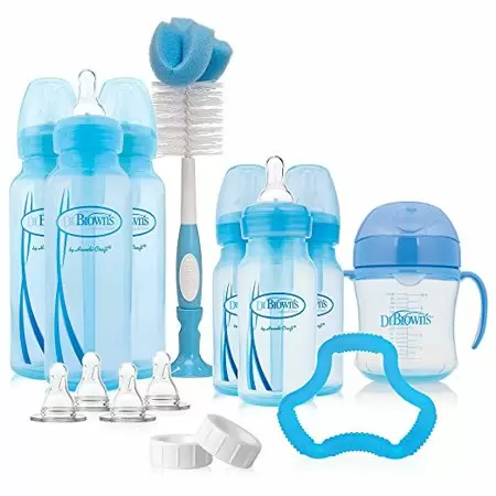 Photo 1 of Dr. Brown's Options Baby Bottles Gift Set, Blue