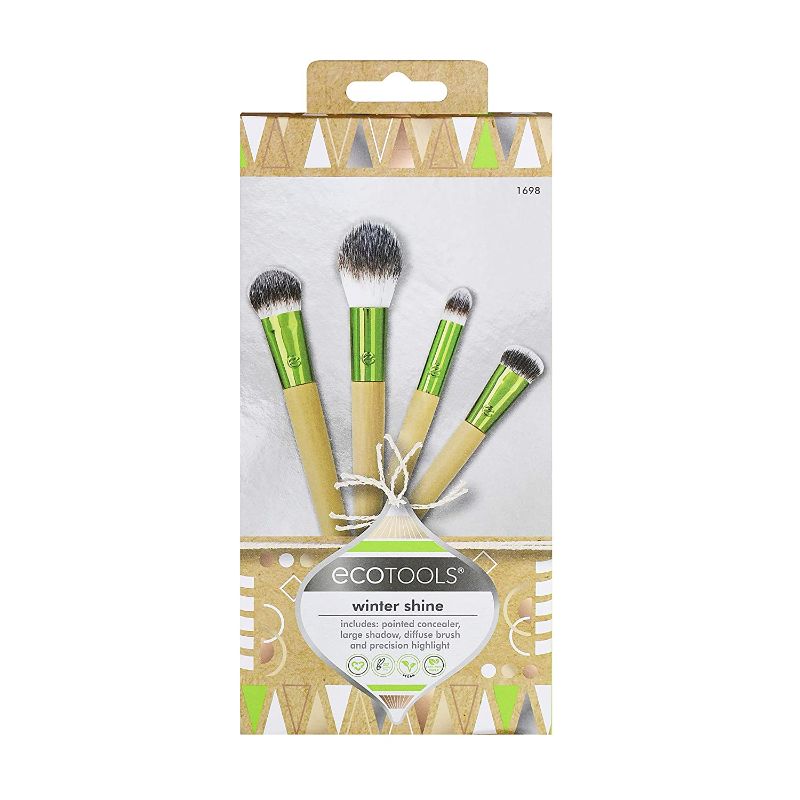 Photo 1 of EcoTools Makeup Brush Kit with Eye Makeup Brushes, Set of 4
