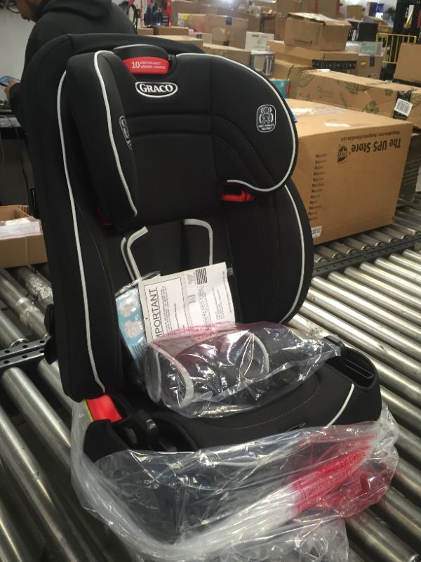 Photo 1 of Graco Atlas 65 2-in-1 Harness Booster Car Seat, Glacier