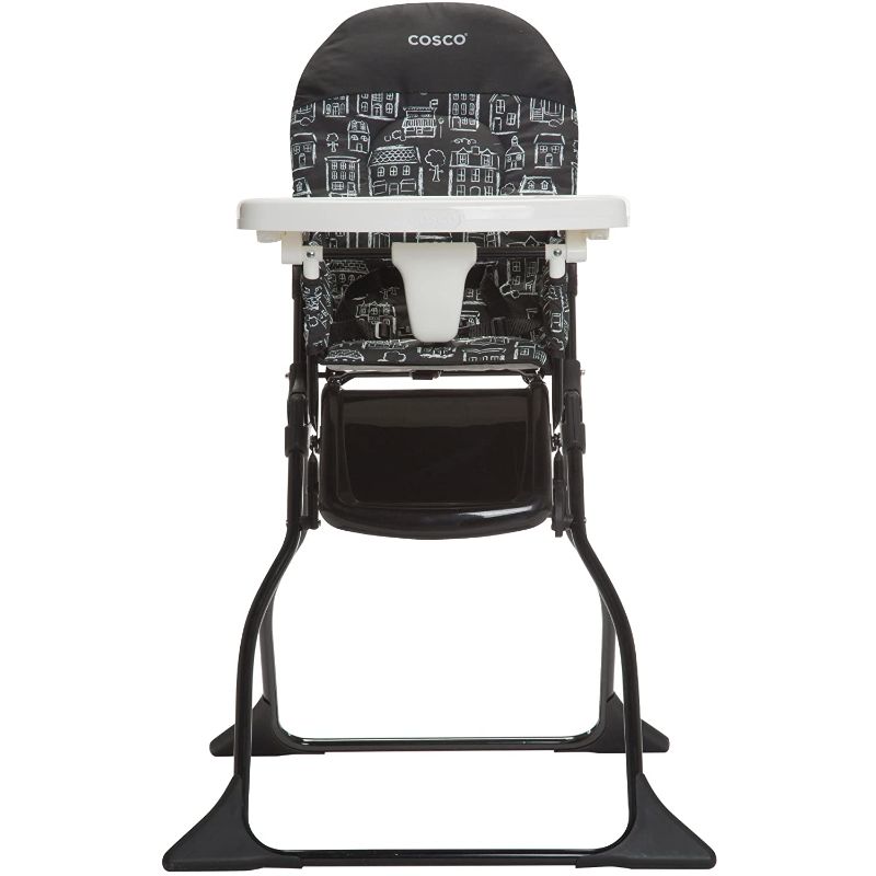 Photo 1 of Cosco Simple Fold Full Size High Chair With Adjustable Tray
