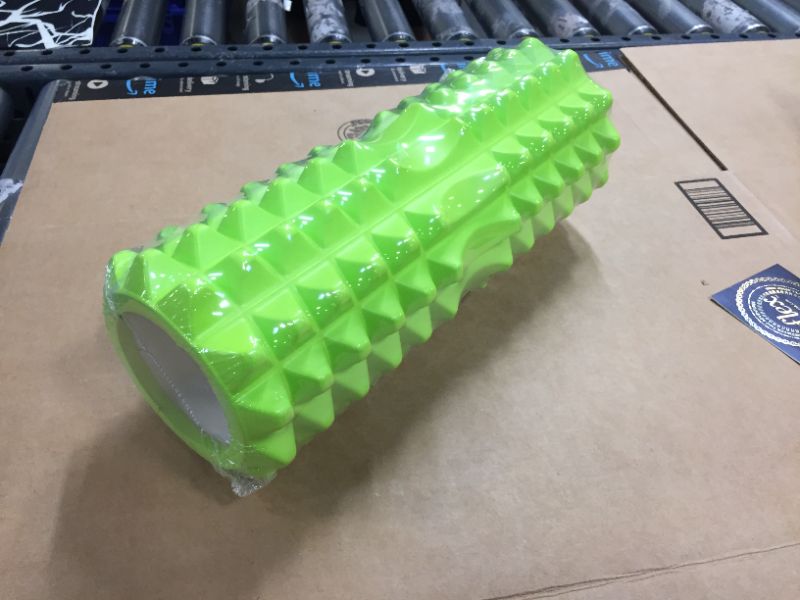 Photo 2 of `DEEP TISSUE YOGA FOAM ROLLER LIME GREEN