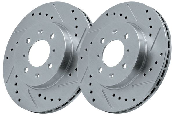 Photo 1 of 
 Powerstop Drilled and Slotted Disc Brake Rotors - AR83075XL, AR83075XR 13"