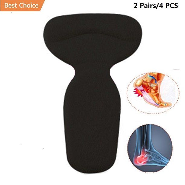 Photo 1 of Heel Grips, Knifun High Heel Cushion Silicone Shoe Pads for Too Big Shoes Anti-Slip Heel Grips Inserts Liners Foot Insoles for Women, Back of Heel Protector - 4 Pairs
