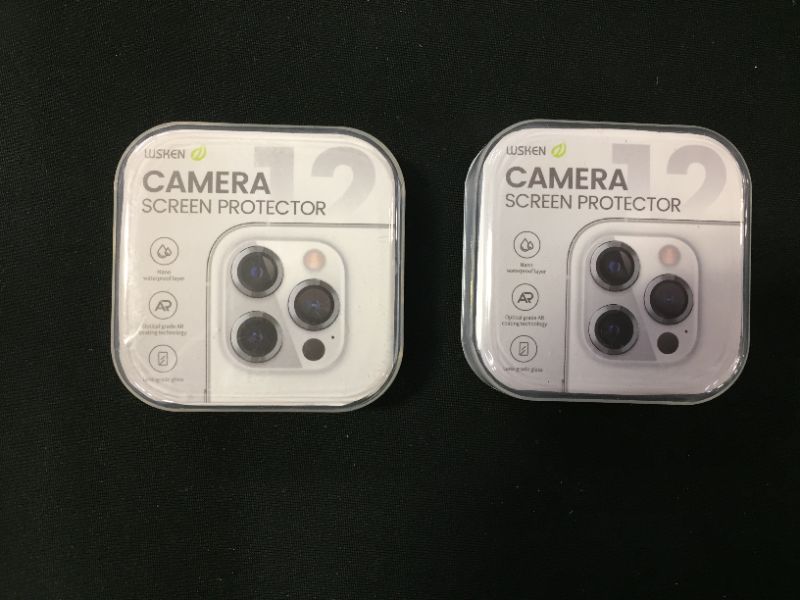 Photo 2 of [3+1] Wsken Camera Lens Protector for iPhone 12 Pro (6.1 inch) 2PK