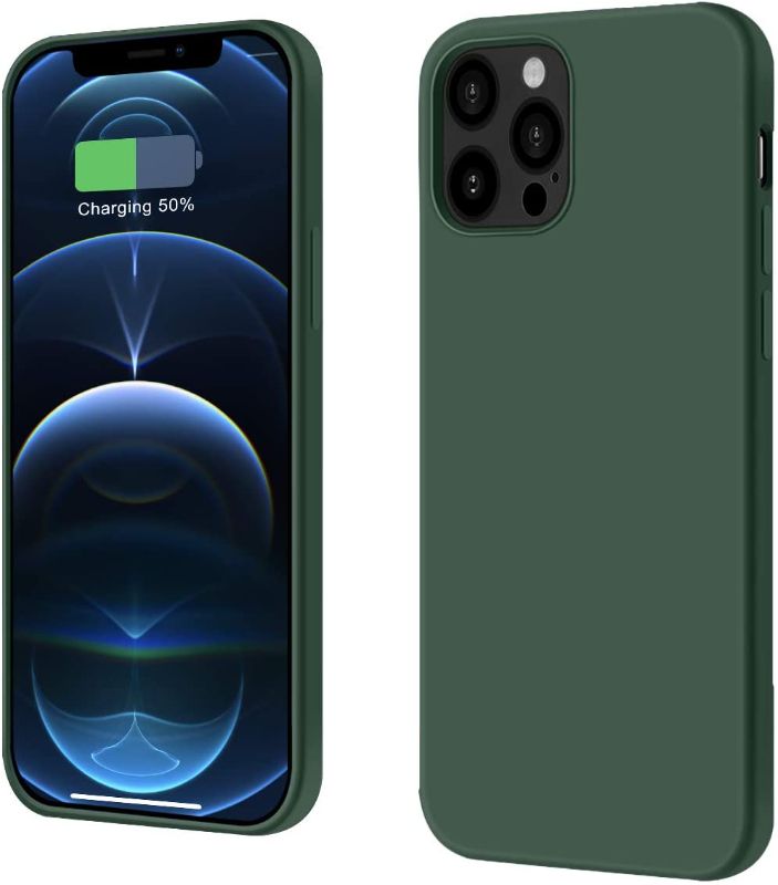 Photo 1 of DOUDING Compatible with iPhone 12 Case,Designed for iPhone 12 Case 6.1 inch(2021),Liquid Silicone Gel Rubber Full Body Protection Shockproof Drop Protection Case (Forest Green.)---- ALL ARE FACTORY SEALED 