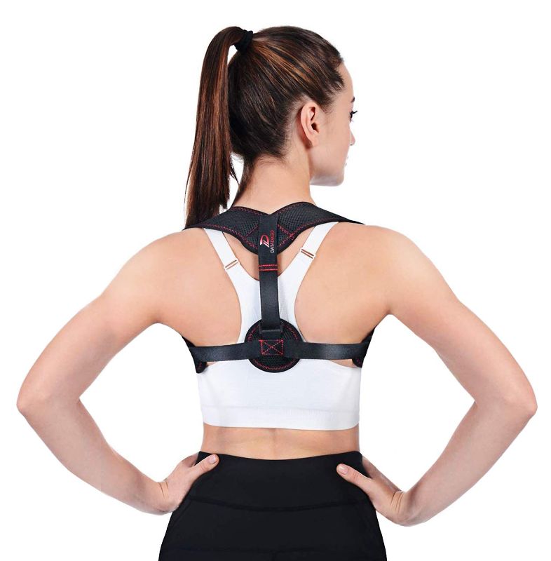 Photo 1 of FIGURE 8 CLAVICLE BRACE SHOULDER POSTURE CORRECTOR,ADJUSTABLE UPPER BACK BRACE SUPPORT,SCOLIOSIS BACK HUMPBACK CORRECTION BELT FOR MAN,WOMEN AND TEENS PAIN RELIEF FROM NECK,BACK AND SHOULDER- 3 PK