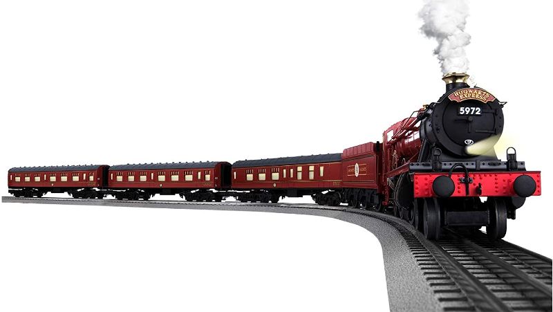 Photo 1 of Lionel Hogwarts Express LionChief 4-6-0 Set, with Bluetooth Capability, Electric O Gauge Model Train Set with Remote Black, 16.75 x 17.75 x 8.5 inches