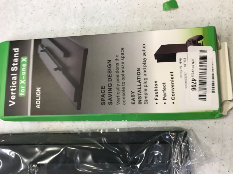 Photo 2 of AOLION New 1pc Vertical Stand Base Mount Supporter Base Holder Cradle for XBOX ONEX Accessories Black