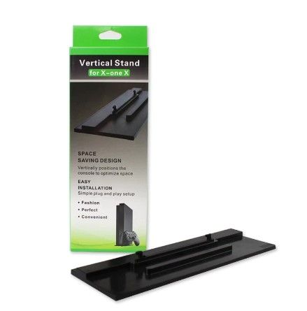 Photo 1 of AOLION New 1pc Vertical Stand Base Mount Supporter Base Holder Cradle for XBOX ONEX Accessories Black