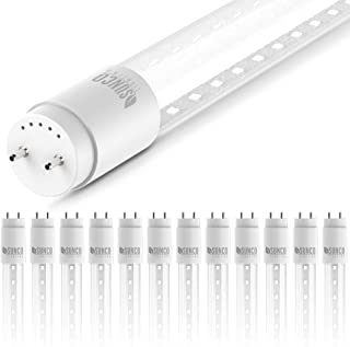 Photo 1 of SUNCO LIGHTING 12 PACK T8 LED 4FT TUBE LIGHT BULBS BALLAST BYPASS FLUORESCENT REPLACEMENT, 5000K DAYLIGHT, 18W, CLEAR COVER, RETROFIT, SINGLE ENDED POWER (SEP), COMMERCIAL GRADE – UL, DLC