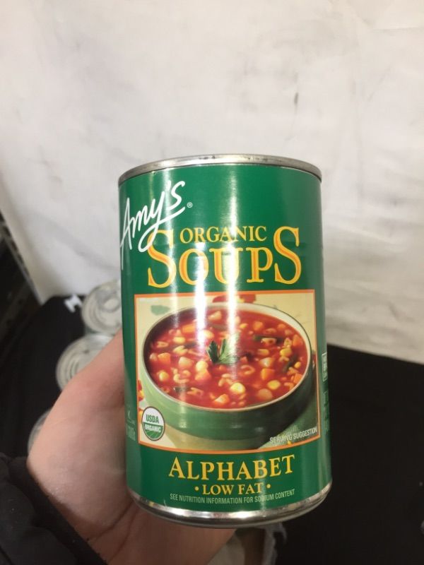 Photo 3 of AMY'S SOUP, ORGANIC ALPHABET, MADE WITH POTATOES, CARROTS AND GREEN BEANS, LOW FAT, MINESTRONE (FAT FREE) , 14.1 OZ (PACK OF 11) EXP01/2024