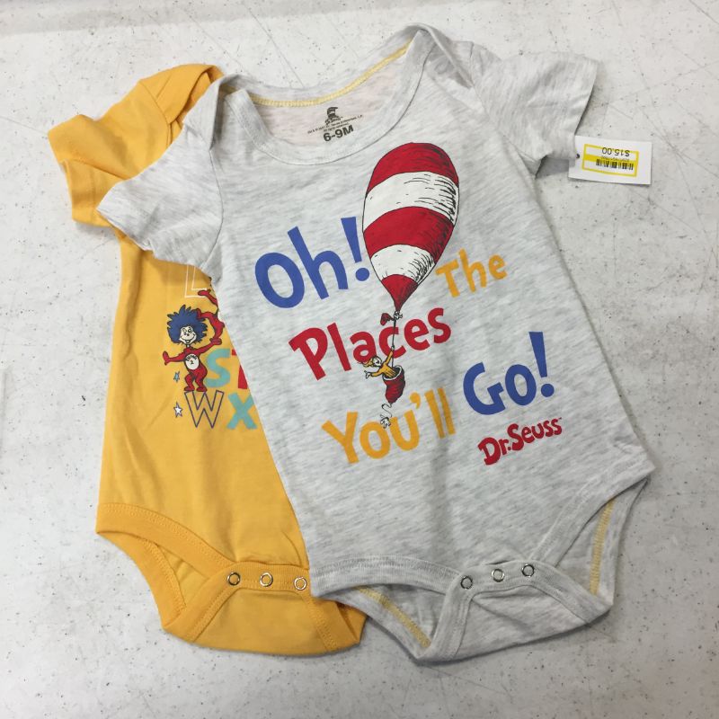 Photo 2 of Baby Boys' 2pk Dr.Seuss Knit Short Sleeve Bodysuit