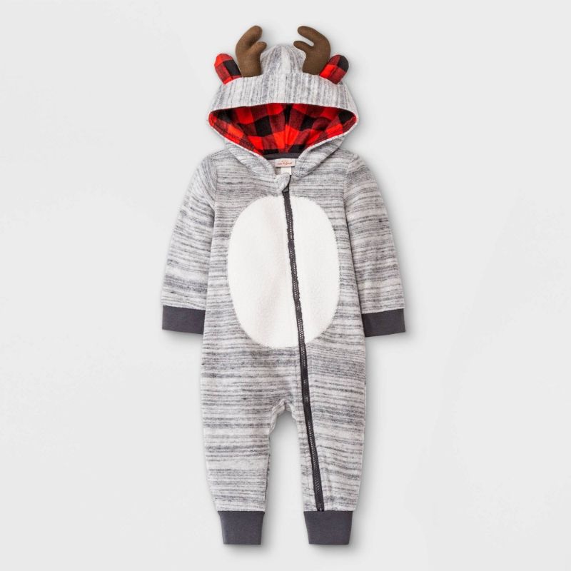 Photo 1 of Baby Boys' Reindeer Romper - Cat & Jack™ NEWBORN