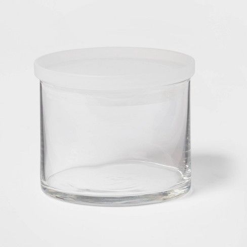 Photo 1 of 2 pack, 15oz Glass Small Stackable Jar with Plastic Lid - Made By Design™