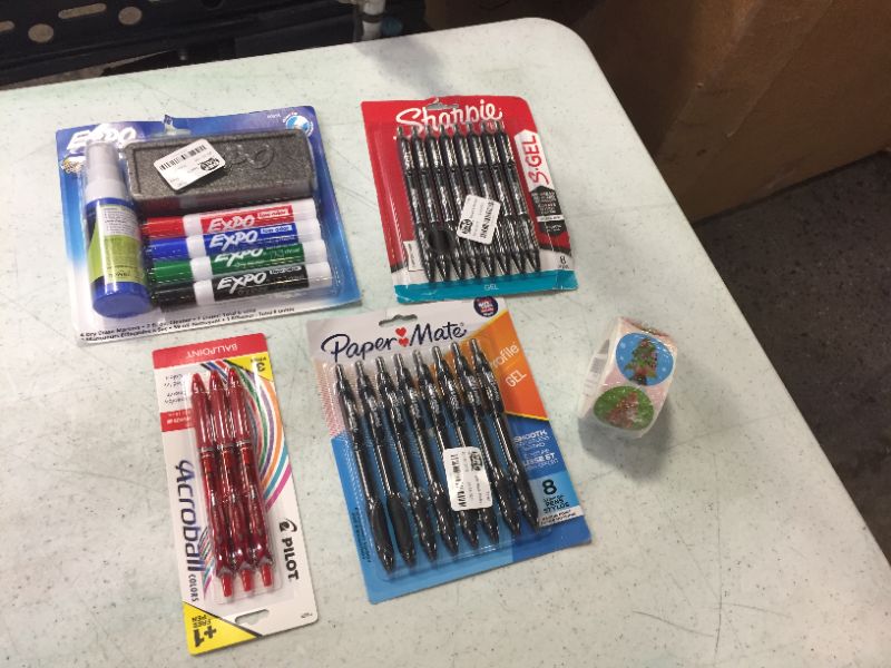 Photo 1 of pen and dry erase marker bundle 