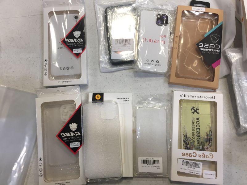 Photo 1 of clear phone case bundle