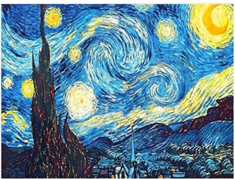 Photo 1 of 2 pack Diamond Painting Kits for Adults by Numbers, Arts for Home Wall Decor, Crystal Rhinestone Embroidery Picture, Full Drill DIY 5D Paint, Large Size 16 x 20 Inches (Starry Night?