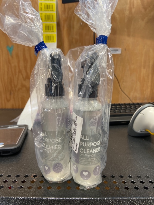 Photo 2 of All Purpose | Safe, Transparent, Formula | 34 Oz Spray Bottle | Multi Purpose Cleaner (Lavender, 2 Pack (34 Fl Oz))