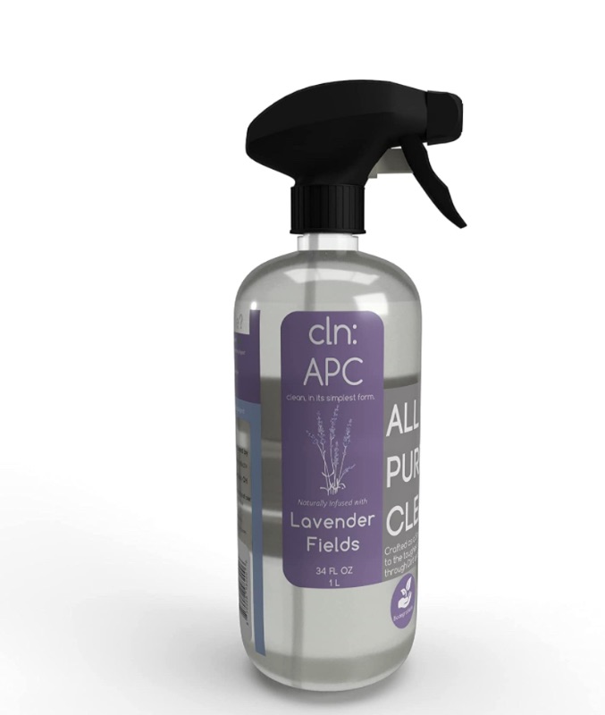 Photo 1 of All Purpose | Safe, Transparent, Formula | 34 Oz Spray Bottle | Multi Purpose Cleaner (Lavender, 2 Pack (34 Fl Oz))