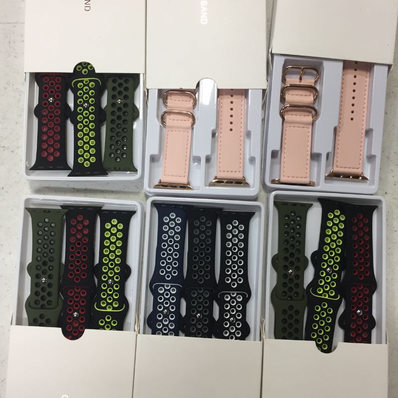 Photo 1 of bundle of apple watch wrist bands