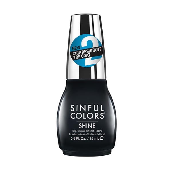 Photo 1 of 5 pack, SINFUL SHINE TOP COAT
An easy 2-step system with must-have metallic shades for a perfect gel-like finish manicure