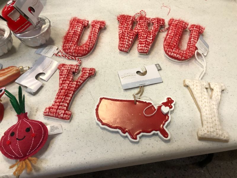 Photo 1 of ASSORTED CHRISTMAS TREEE ORNAMENTS FFROM TARGET 