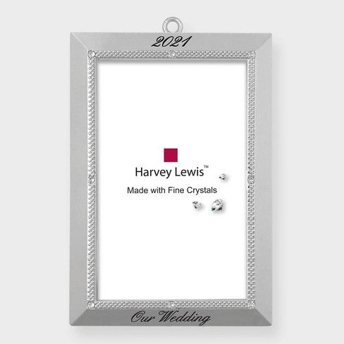 Photo 1 of Harvey Lewis 2021 Our Wedding Frame Ornament with Fine Crystals