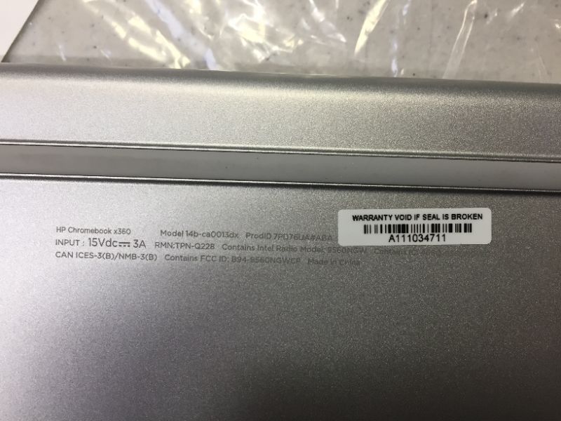 Photo 4 of HP Chromebook version 97.0.4692.91 -- Silver White