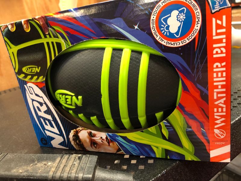 Photo 1 of Hasbro Collectibles - Nerf Sports Weather Blitz Football Green