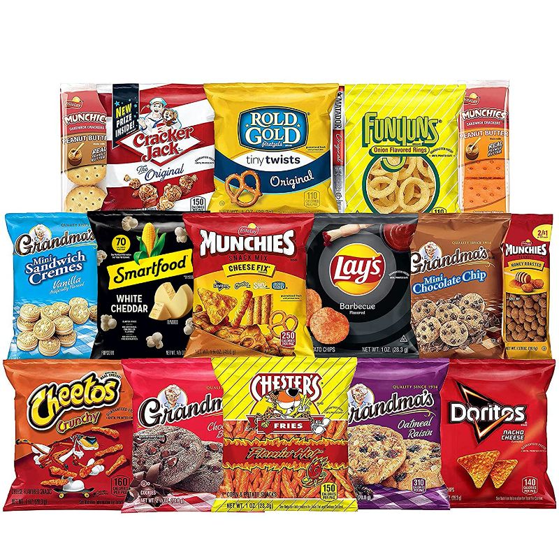 Photo 1 of Frito-Lay Ultimate Snack Care Package, Variety Assortment of Chips, Cookies, Crackers & More, 40 Count
