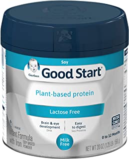 Photo 1 of Gerber Good Start Plant Based Protein & Lactose Free Non-GMO Powder Infant Formula, Stage 1, 20 Ounces