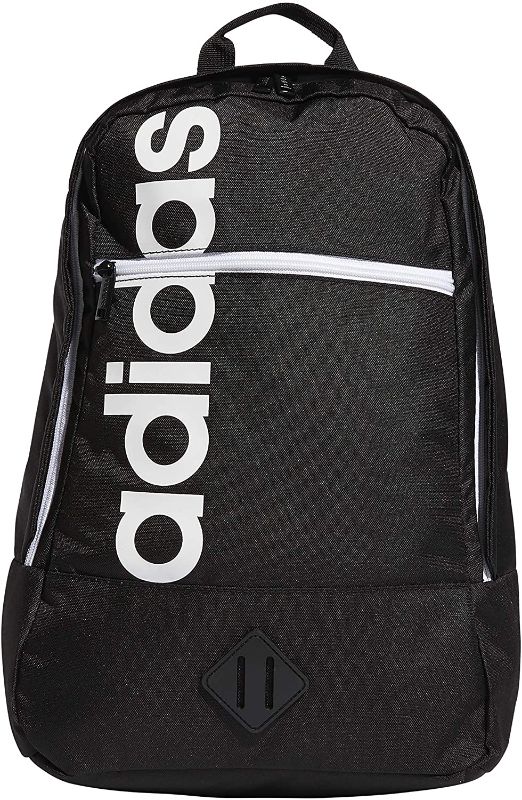 Photo 1 of adidas Unisex Court Lite Backpack, Black/White, ONE SIZE
