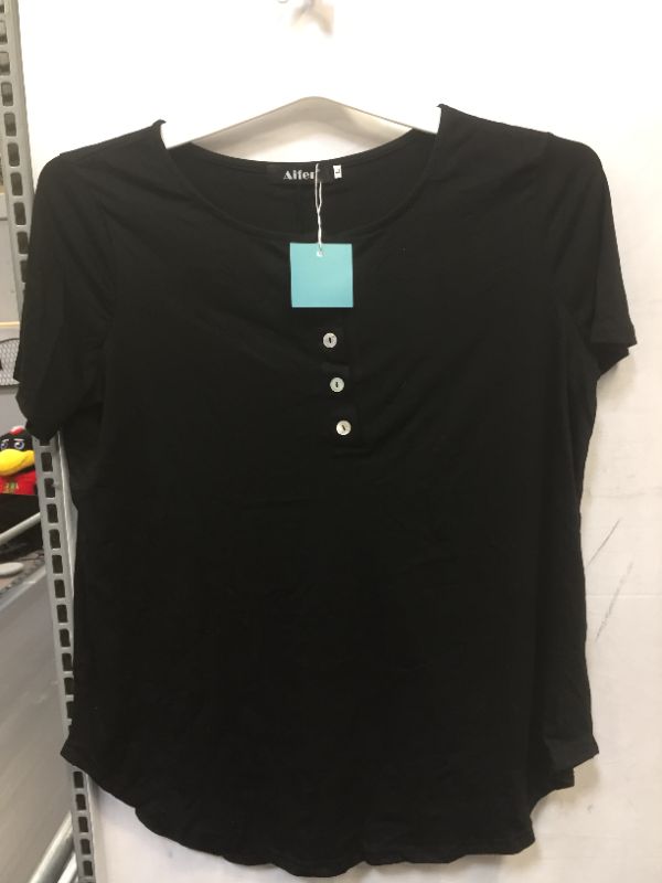 Photo 1 of AIFER WOMENS BLACK SHIRT 
SIZE LARGE