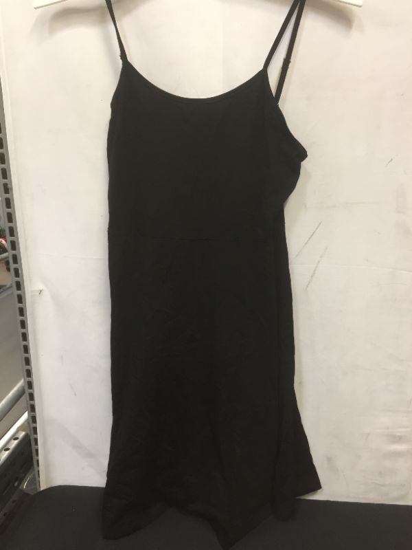 Photo 1 of TIMSEM WOMENS BLACK SPAGHETTI DRESS 
SIZE MEDIUM