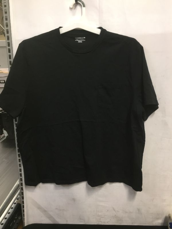 Photo 1 of AMAZON ESSENTIALS BLACK 2XL  WITH POCKET T-SHIRT -- 2 PCK