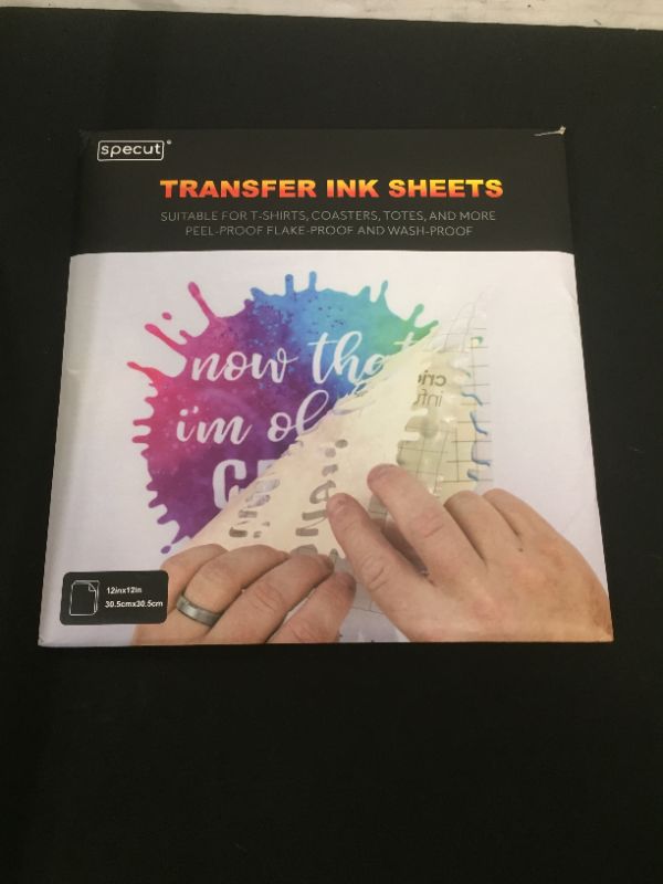 Photo 1 of SPECUT TRANSFER INK SHEETS 12X12 IN