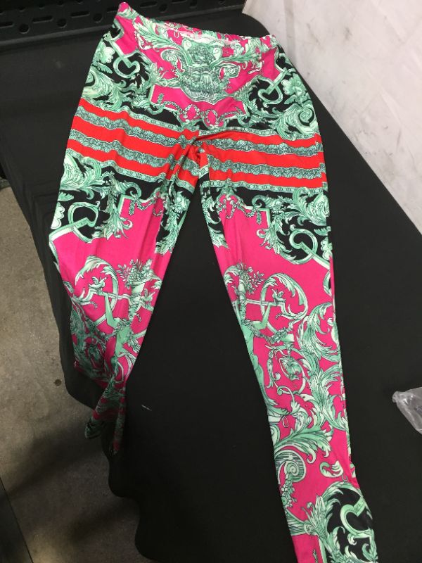 Photo 1 of WOMENS LEGGINGS XL RED/BLACK/PINK/GREEN