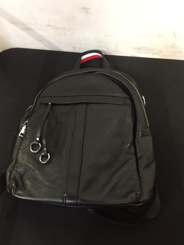 Photo 1 of ALTOSY GENUINE LEATHER BACKPACK BLACK