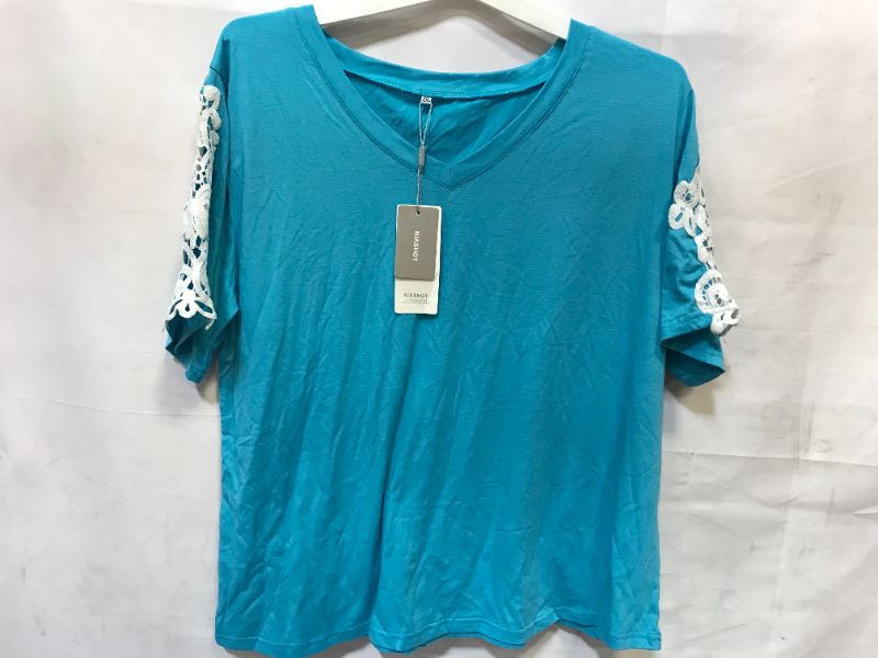 Photo 1 of blue plus size blouse ---2XL