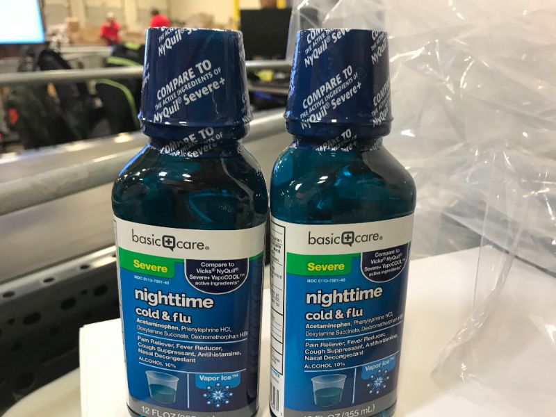 Photo 1 of 2PACK---NIGHTTIME COLD And FLU PAIN RELIEVER EXP DATE 12.-2022