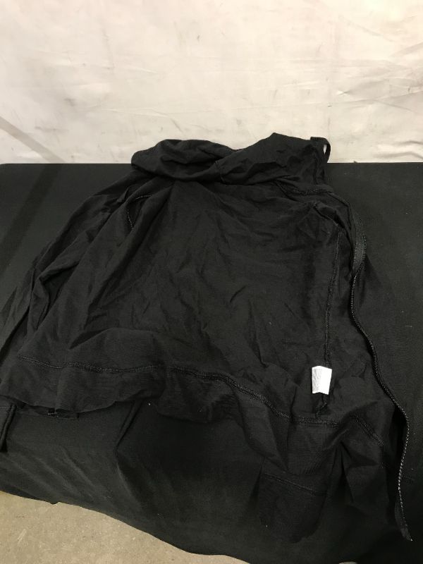 Photo 1 of LARGE BLACK SWEATER ZIP UP 