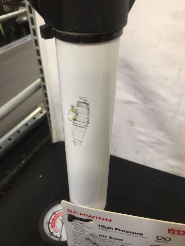 Photo 2 of sold for parts--Schwinn Cyclone Plus Bike Pump - White
