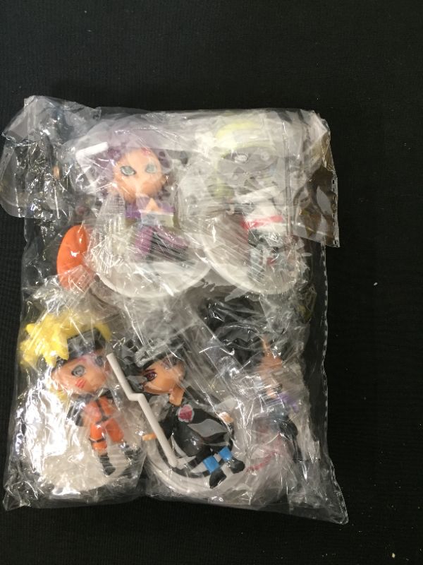 Photo 1 of 6 Pcs Anime cake toppers of 6 Action Figure Toys Premium Anime Cake Toppers and Party Favors
