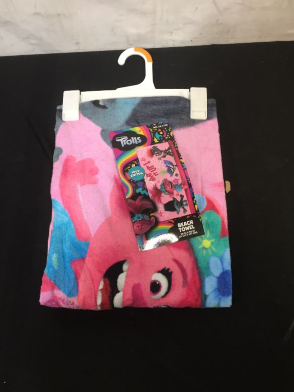 Photo 1 of Universal Trolls All Amped Up Beach Towel

