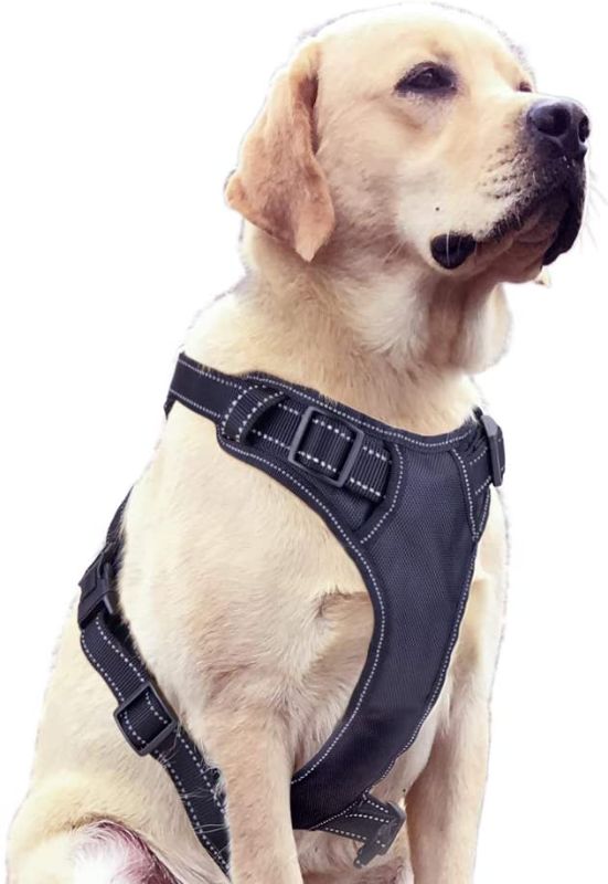 Photo 1 of Ditto No-Pull Dog Harness, Adjustable Pet Harness Reflective Oxford Soft Vest with Metal Ring and Comfortable Handle for Small Medium Large Dogs Easy Control
