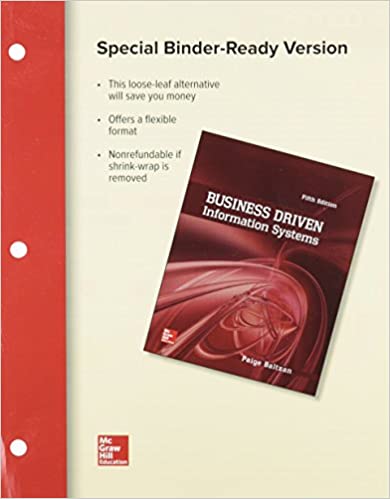 Photo 1 of LOOSE LEAF BUSINESS DRIVEN INFORMATION SYSTEMS 5th Edition