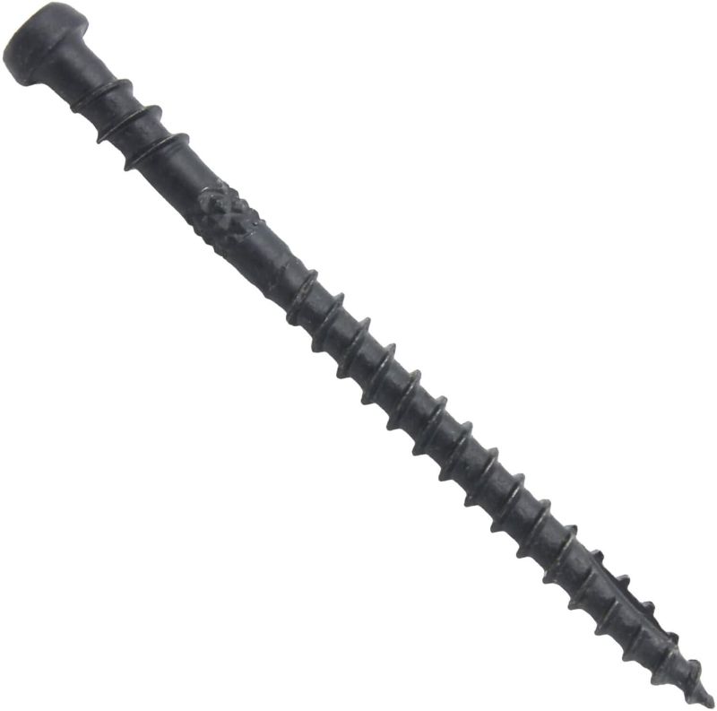 Photo 2 of #10 x 2-3/4" Winchester Grey (Yosemite, Caribou) Composite Decking Exterior Coated Wood Screw Torx/Star Drive Head (5 lbs ~350 Screws) - Decking Exterior Coated Torx/Star Drive Wood Screw
